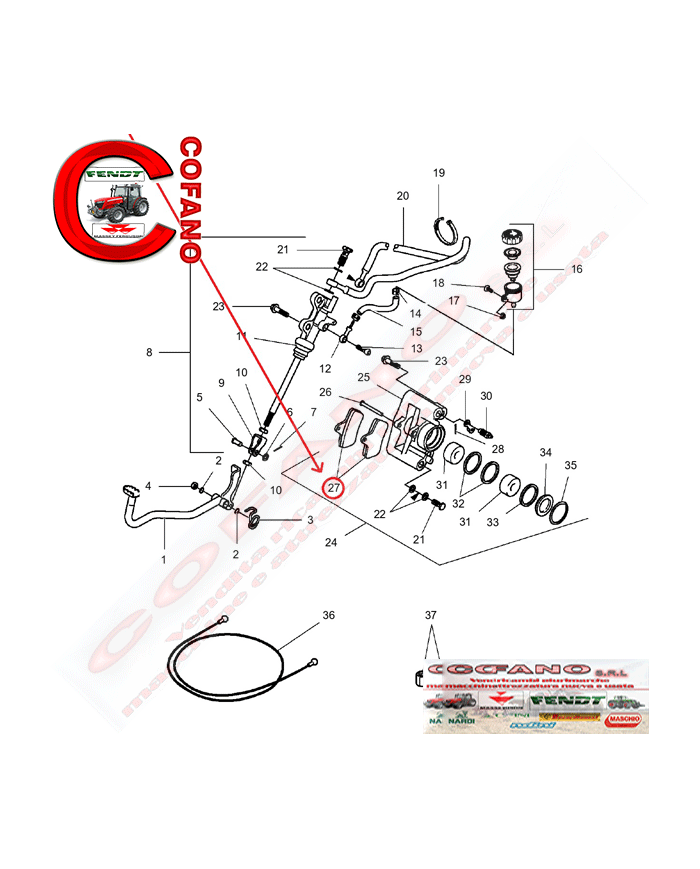 Pastiglia freno Arctic Cat ATV
