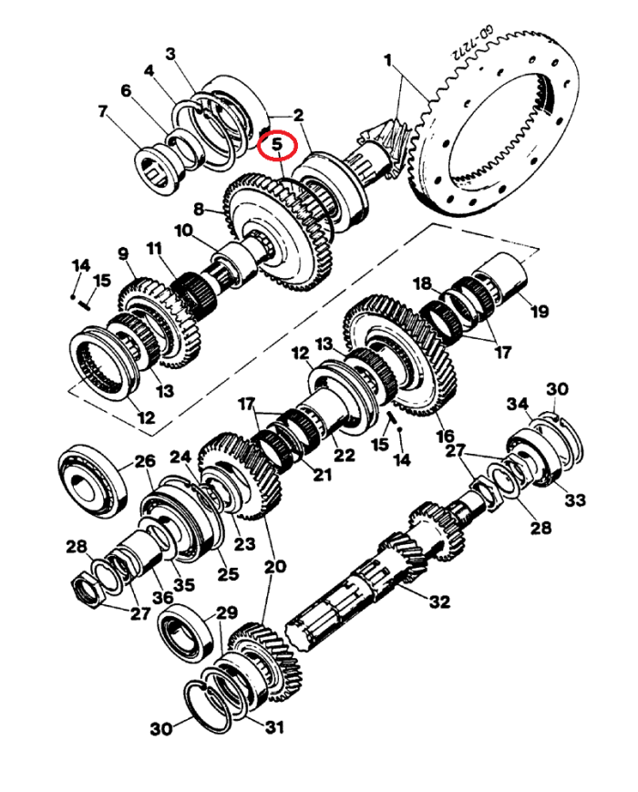 Spessore 3147649R1 Case IH 1,0 x 127 mm