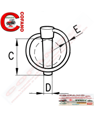 Kit 10 pz spina a scatto Ø 6 mm