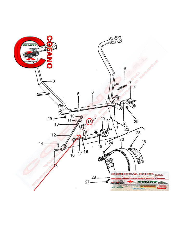 Leva Agco 1824766M94