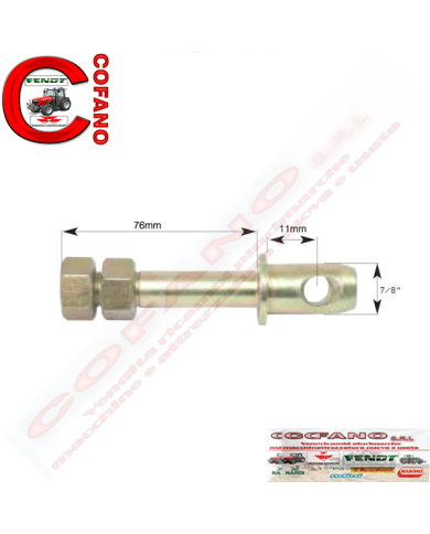 Perno per stabilizzatore 22x118mm Perno per stabilizzatore 22x118mm