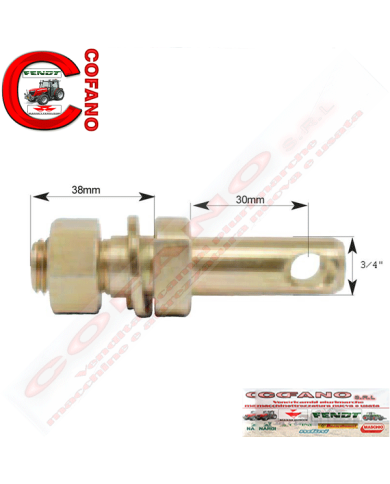 Perno per stabilizzatore 19x98mm Fil 3/4x22 mm Perno per stabilizzatore 19x98mm Fil 3/4x22 mm