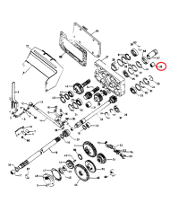 Gabbia cuscinetto ad aghi PTO 3057317R91 Case IH 16x20x17mm