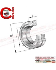 Cuscinetto sferico trasmissione 3216283R1 Case IH 15x26x9/12 mm