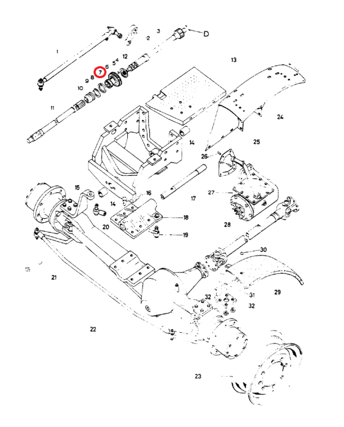 Gabbia cuscinetto ad aghi 3134195R1 Case IH 40x45x26,8 mm
