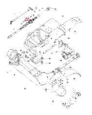 Gabbia cuscinetto ad aghi 3134195R1 Case IH 40x45x26,8 mm