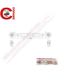 Barra superiore CAT 2/2 Lungh 530/790 mm