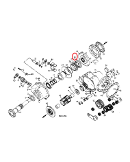 Cuscinetto reggispinta 3216295R91 Case IH ‎120x90x8 mm
