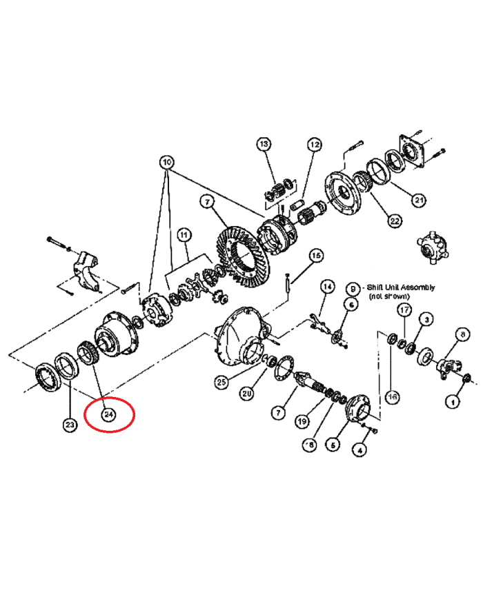 Cuscinetto a rulli 529452R91 trasmissione Case IH 115x75x25 mm