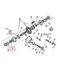 Cuscinetto a rulli 529452R91 trasmissione Case IH 115x75x25 mm