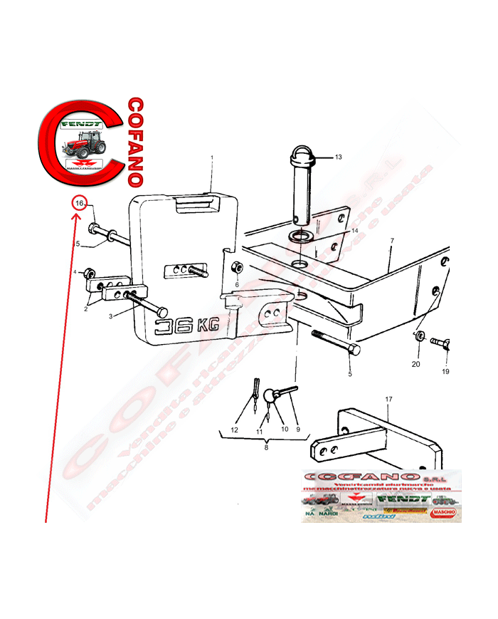 Vite 391327X1 Lung.260