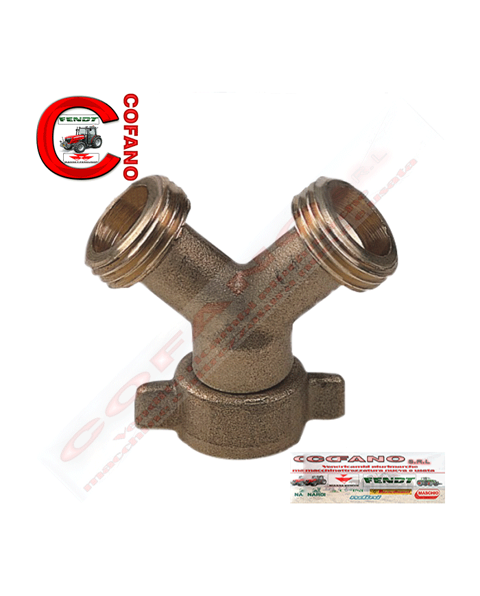 Raccordo a "V" con ghiera da 1/2'' Comet