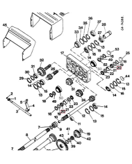 Cuscinetto a rulli 3221292R91 PTO Case IH 58x38x20,5 mm