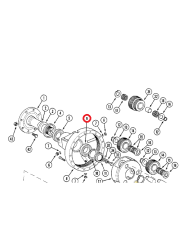 Cuscinetto mozzo assale posteriore 3134990R91 Case IH 150x85x30,5mm