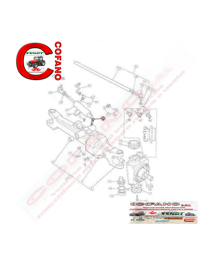 Perno Ø 20x100 mm 3427163M1 Perno Ø 20x100 mm 3427163M1