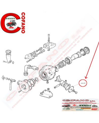 Membrana Comet 100 mm 1800/70