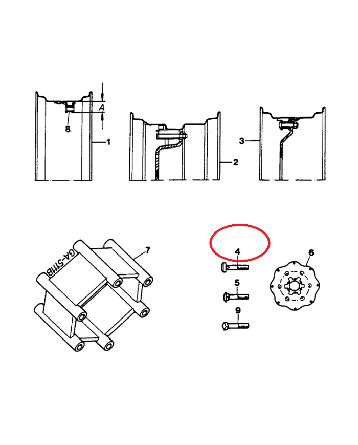 Cuscinetto trasmissione 3148636R91 Case IH 30x37x20 mm