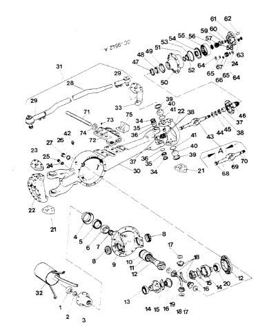 Dado M20 assale anteriore Case IH 3142217R1 29,9X18X15
