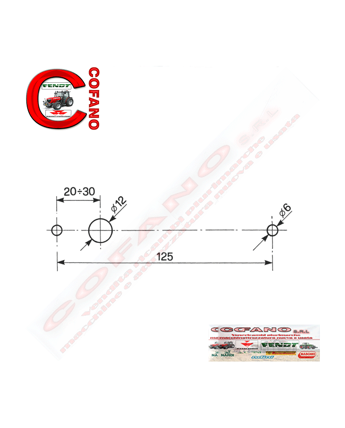 Fanale illuminazione targa Cobo 02.662.000.01