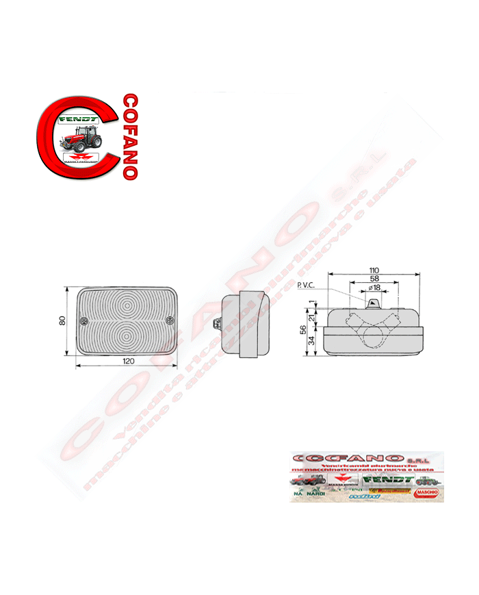 Fanale posteriore Cobo 02.289.000.01