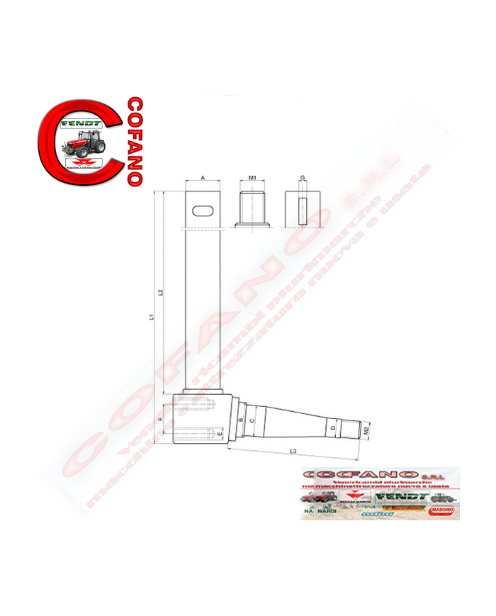 Fusello destro Massey Ferguson 135