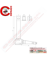 Fusello destro Massey Ferguson 135