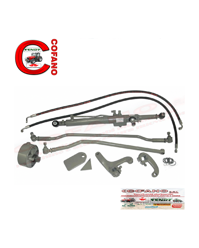 Kit servosterzo MF 135-35 Assale curvo