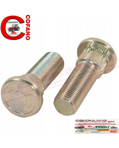 Bullone ruota compatibile con Case IH 3220372R1 8x33x70 mm