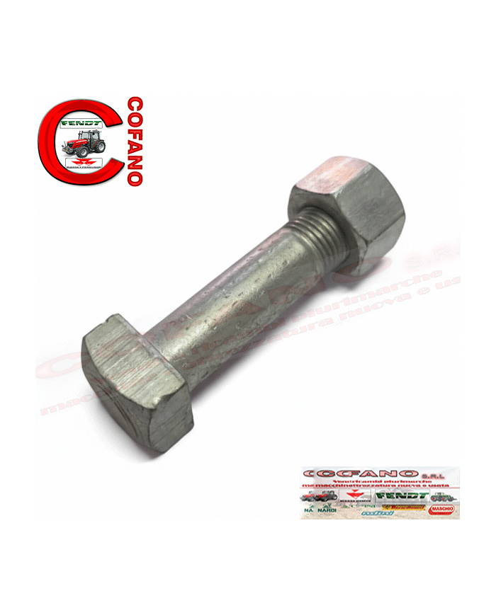 Perno + dado compatibile con Case IH 82x25x15 mm