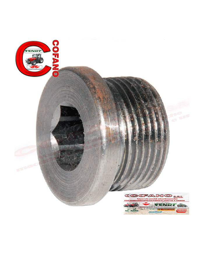 Tappo alloggiamento trasmissione M18 x 1,5 Case IH 934651R1