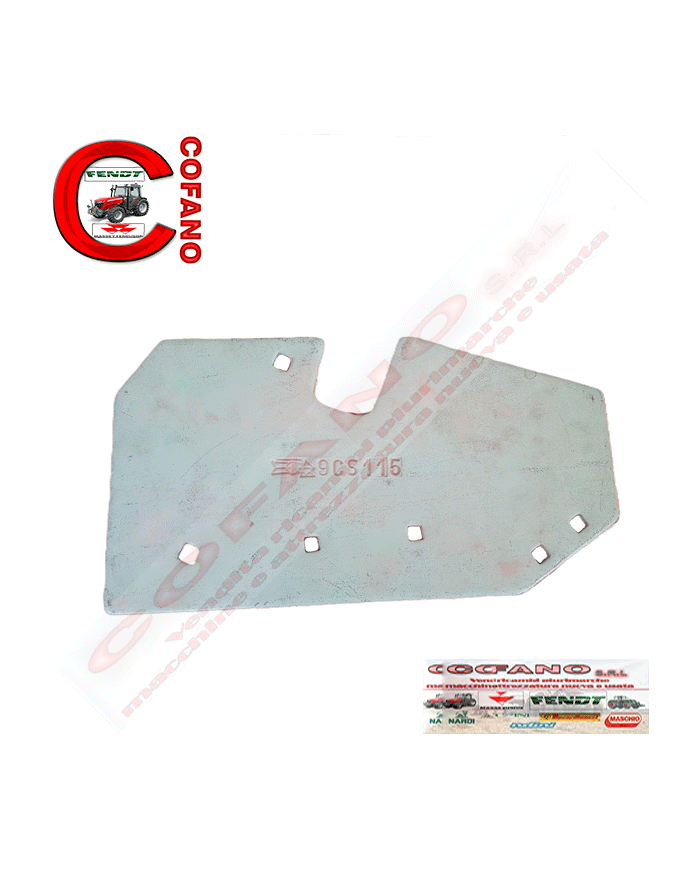 Suola posteriore DX o SX originale Nardi 9C115 / 9CS115
