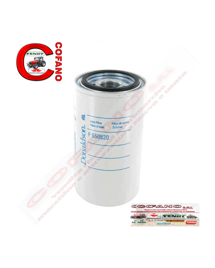 Filtro olio per Iveco P550520 Donaldson