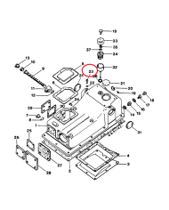 Prigioniero albero bilanciere  716447R1 compatibile con Case IH