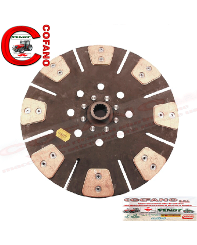 Disco frizione 335007911 Luk Ø 350 mm 8 pale compatibile Case IH 1255X 1255XL