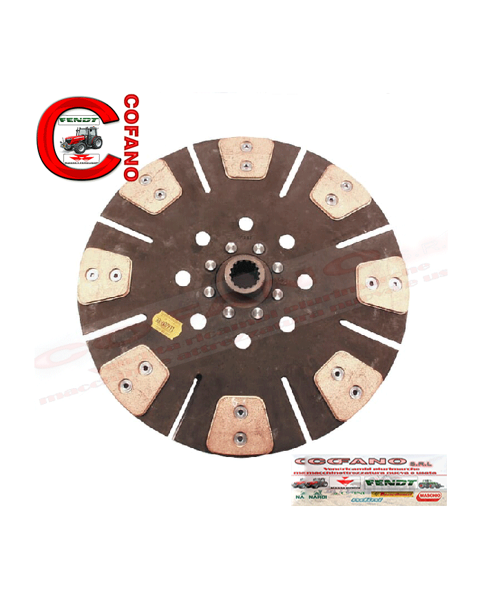 Disco frizione 335007911 Luk Ø 350 mm 8 pale compatibile Case IH 1255X 1255XL