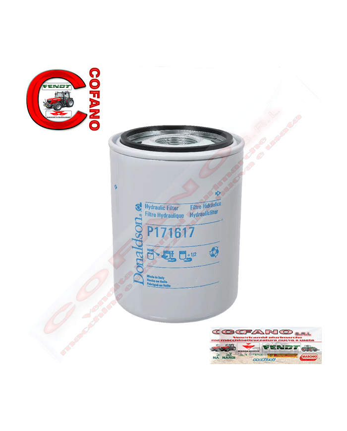 Filtro idraulico Ø 129x179 mm P171617 Donaldson