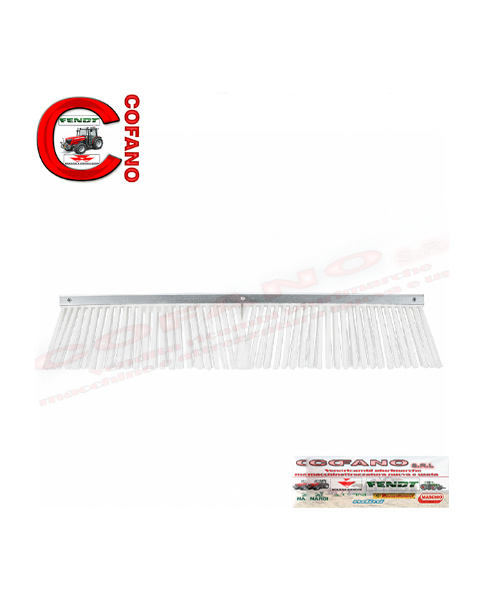 Spazzola per raccoglitrice Bosco prima scelta colore neutro 135 cm