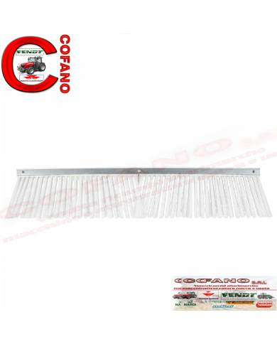 Spazzola per raccoglitrice Bosco prima scelta colore neutro 150 cm Spazzola per raccoglitrice Bosco prima scelta colore neutro 150 cm