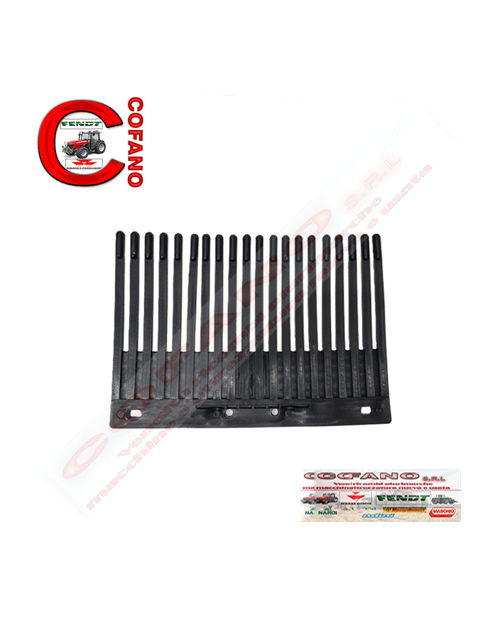 Spazzola sottocofano 20x30 cm per Bosco