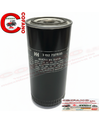 Filtro olio motore compatibile con Case IH 3132737R93