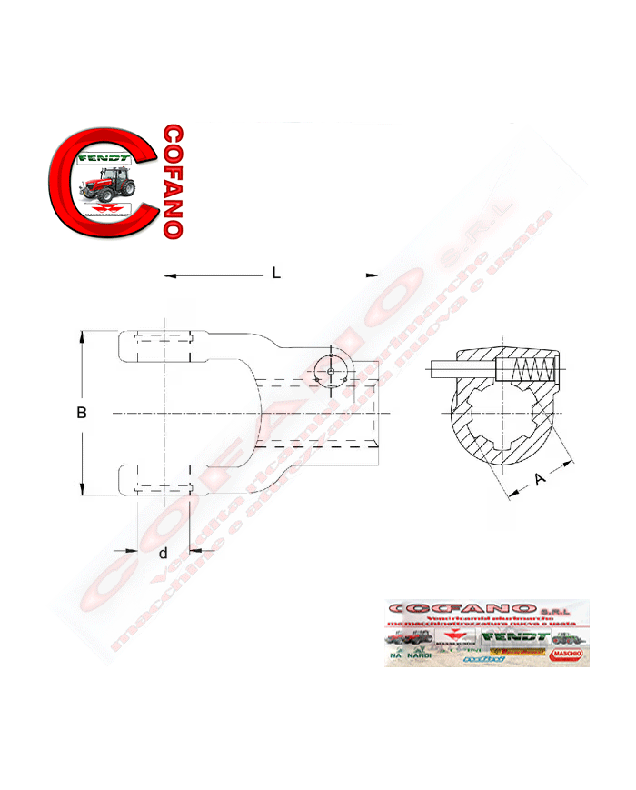 Forcella W2500/P500 3/8 Z21 Waltersheid