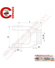 Forcella W2600 Ø 61 mm Waltersheid