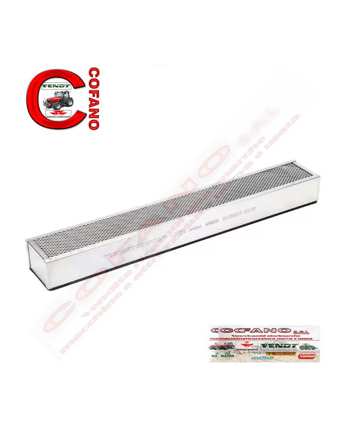 Filtro cabina carbone attivo 600x90 mm