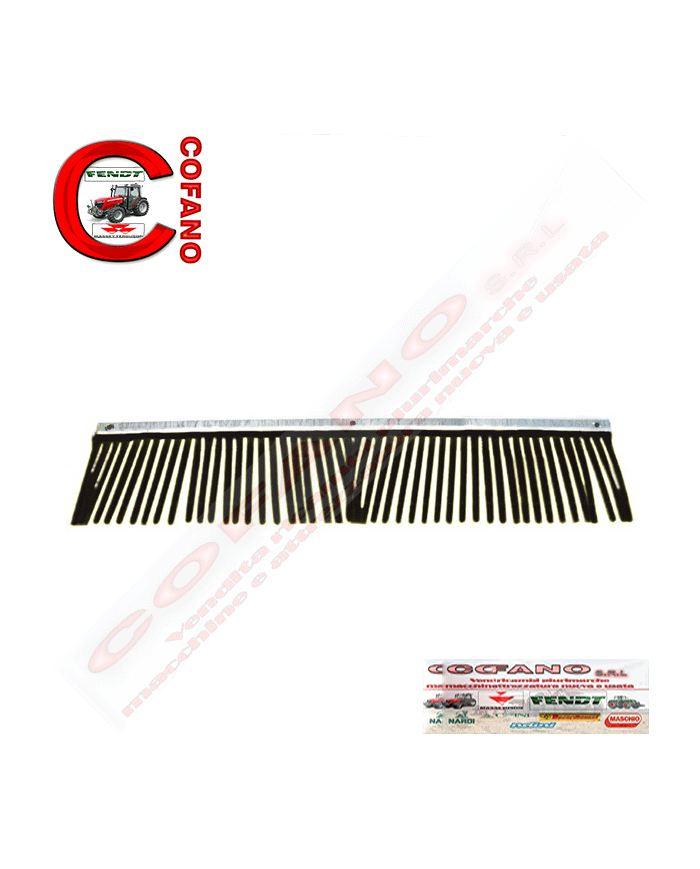 Spazzola sottocofano intera per raccoglitrice Bosco F802 150 cm