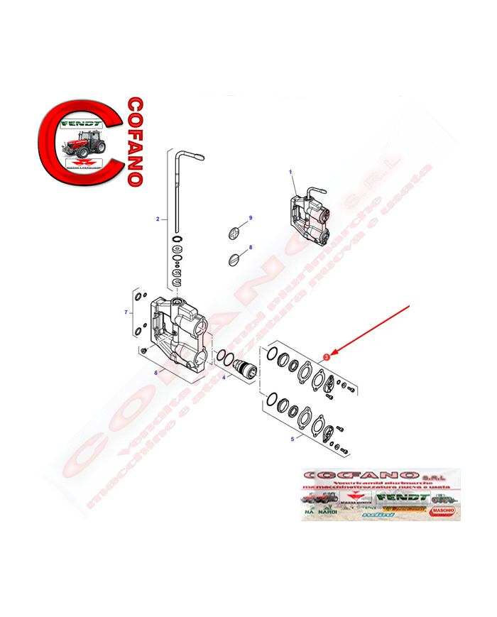 Kit riparo attacco rapido 4308223M11