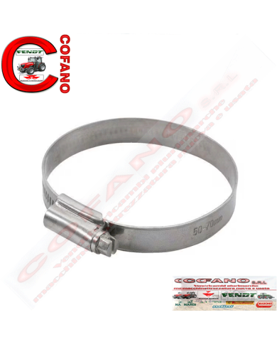 Kit 10 pz. Fascette 50-70 mm