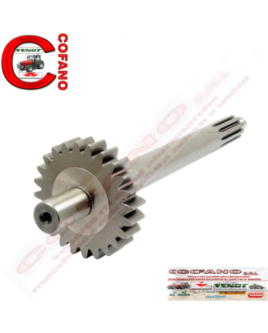 Albero trasmissione di ingresso 964925M3 Agco 24 denti MF