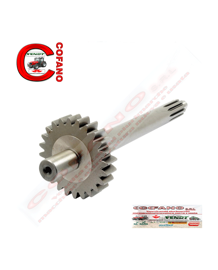 Albero trasmissione di ingresso 964925M3 Agco 24 denti MF