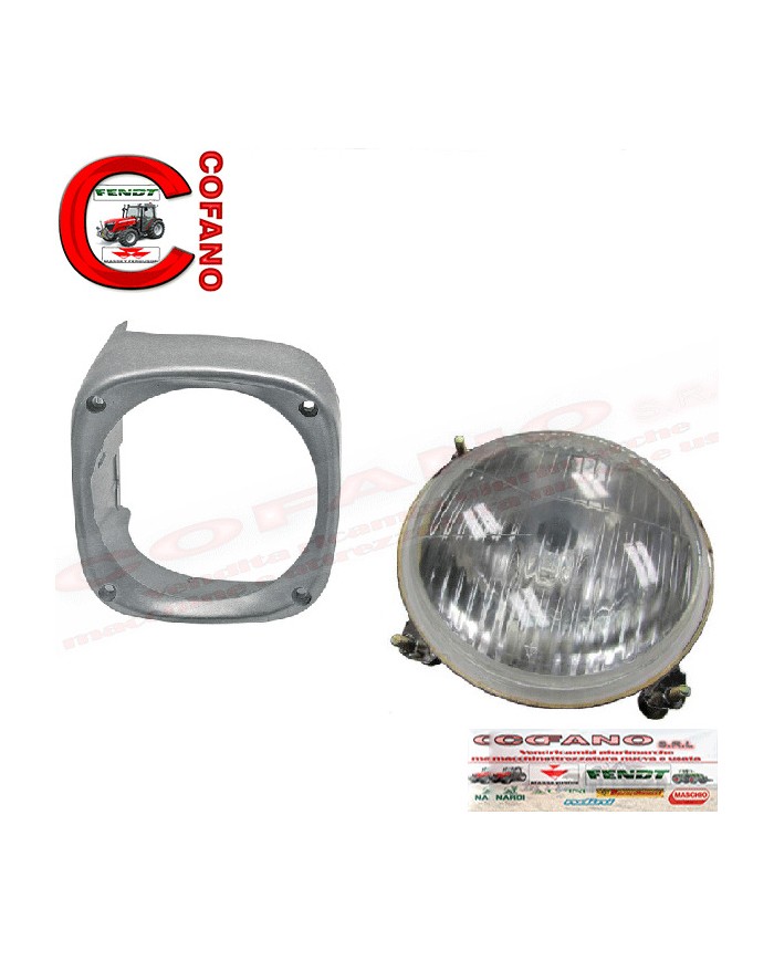 Faro completo Massey Ferguson serie 100-200 Landini sinistro
