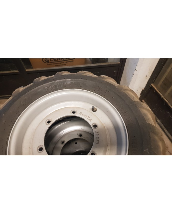 Kit Ruote completo gomme e cerchi per trattori